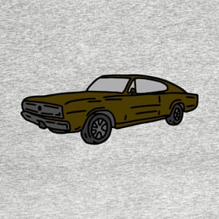 vintage retro muscle cars illustration T-Shirt